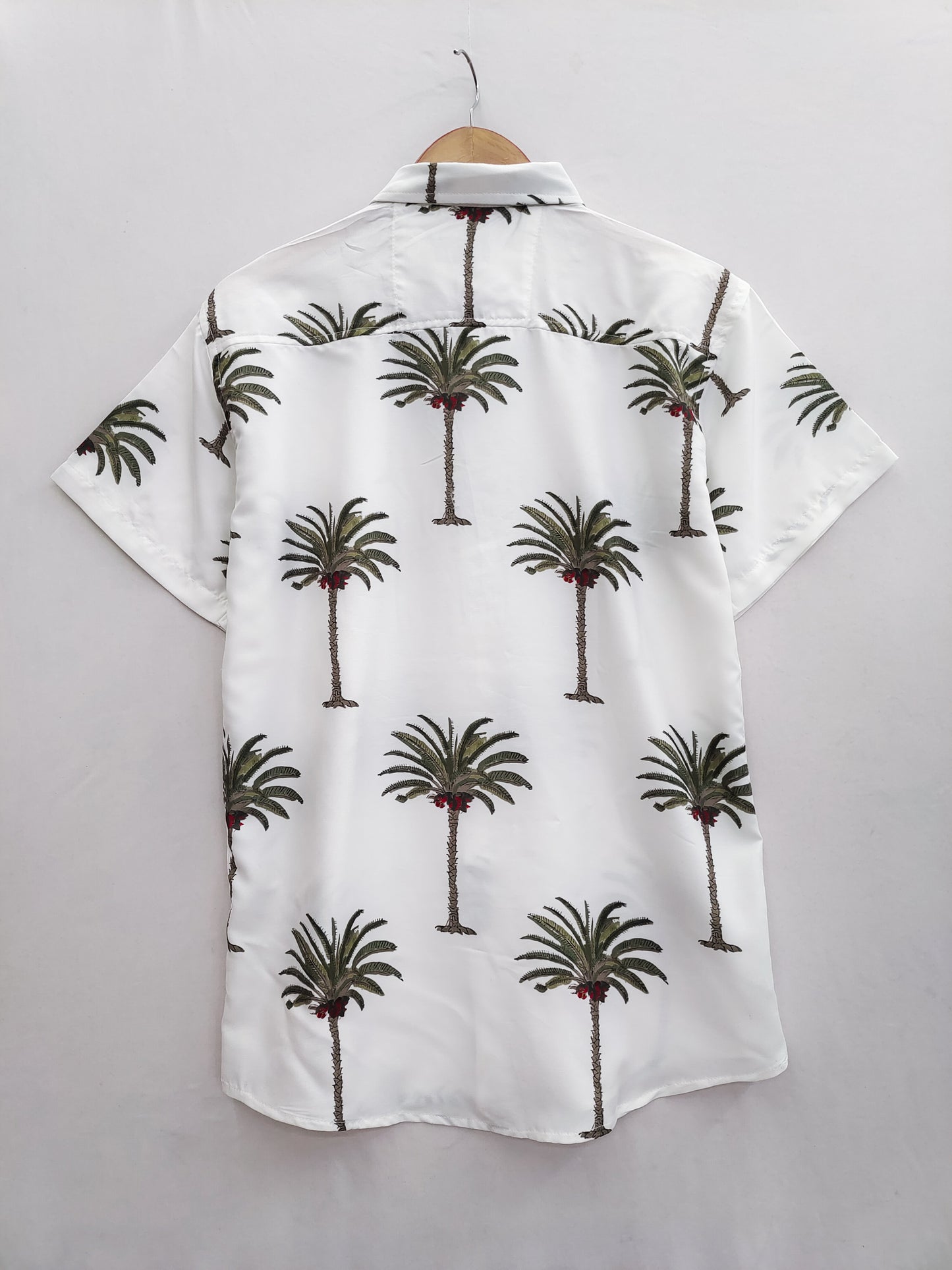 Multi Colour Digital Print Cotton Short Sleeve Shirt