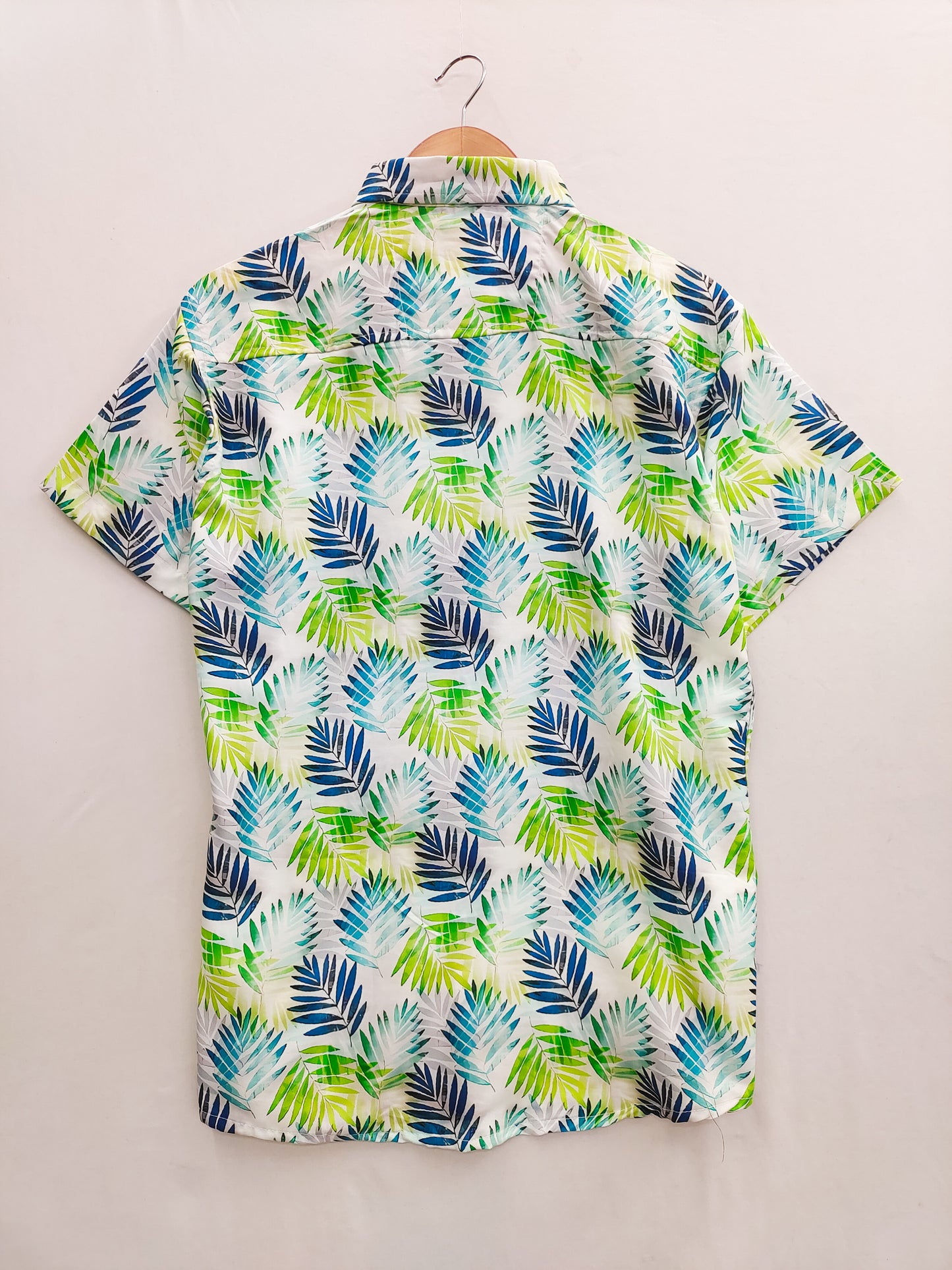 Multi Colour Digital Print Cotton Short Sleeve Shirt