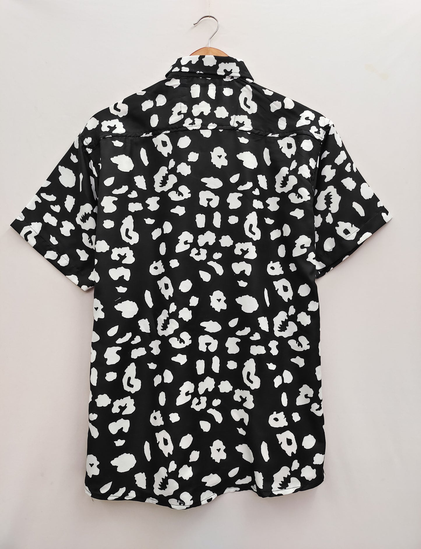 Multi Colour Digital Print Cotton Short Sleeve Shirt