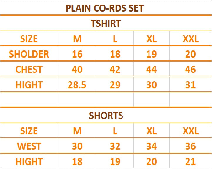 Black Co-Ord Set for Men