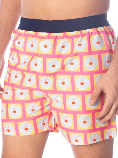 Peach Cotton Boxer for Men