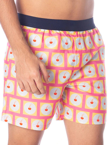 Peach Cotton Boxer for Men