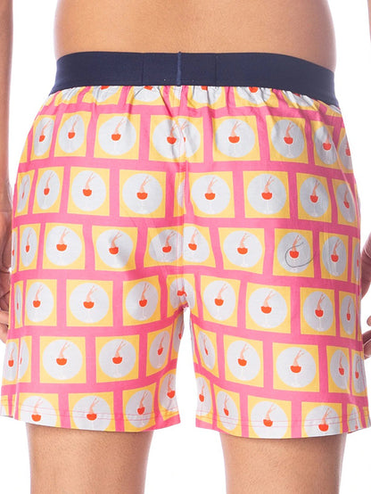 Peach Cotton Boxer for Men