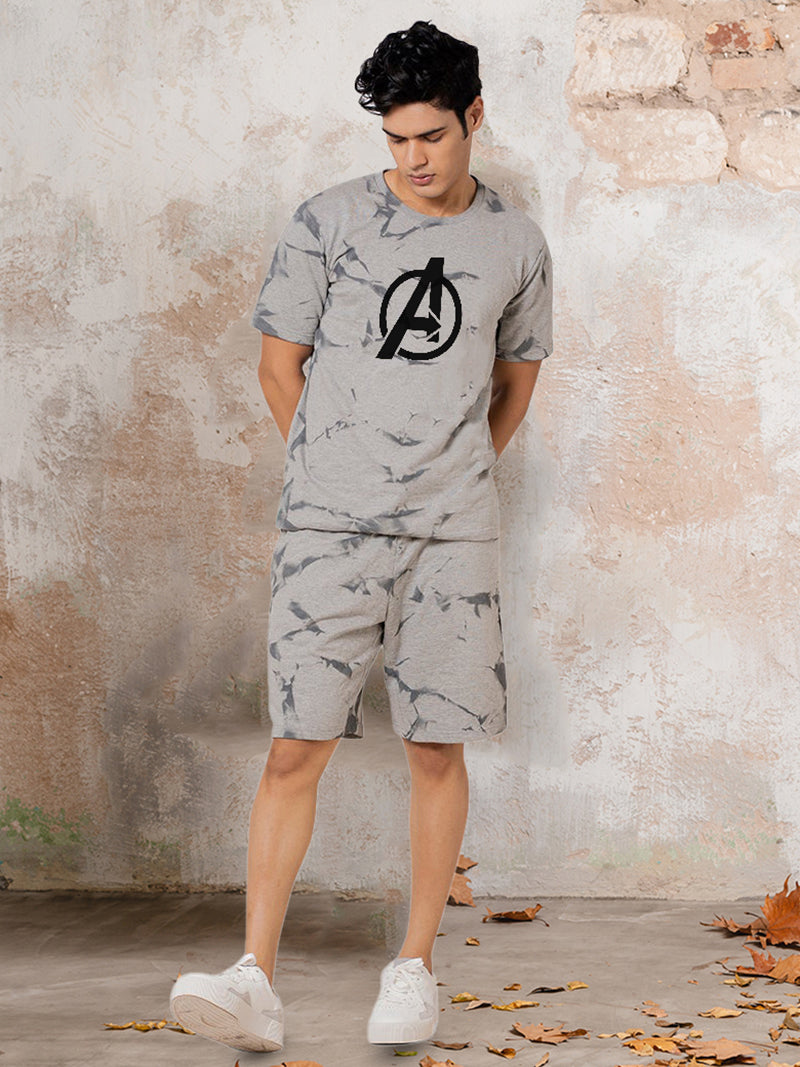 Grey Avenger Co-Ord Set for Men