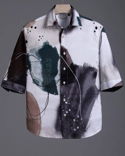 Incomparable Multi Colour Abstract Print Shirt