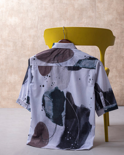 Incomparable Multi Colour Abstract Print Shirt