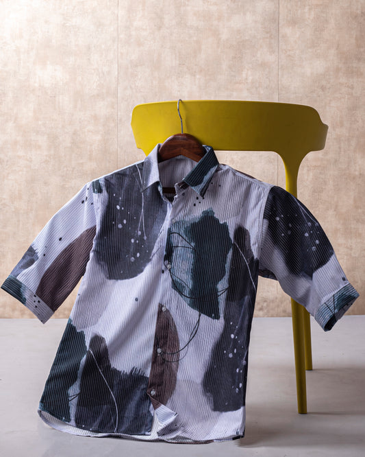 Incomparable Multi Colour Abstract Print Shirt