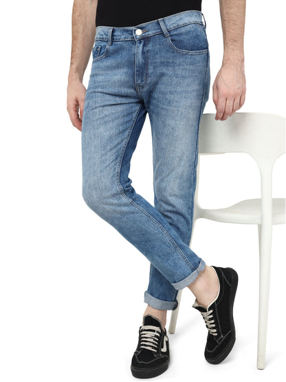 Light Blue Denim Slim Fit Jeans