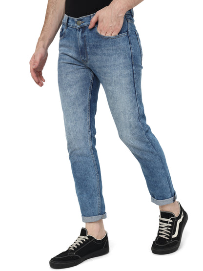 Light Blue Denim Slim Fit Jeans