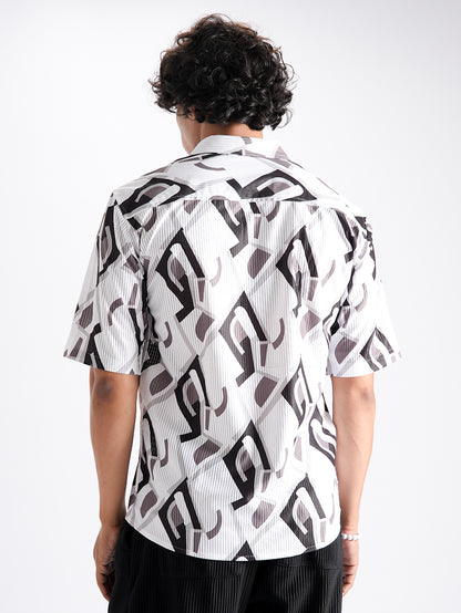 Evocative Multi Color Digital Print Shirt