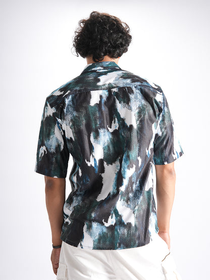 Capricious Multi Color Digital Print Shirt