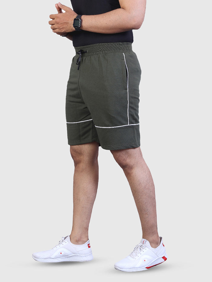 Green Comfort Shorts for Men