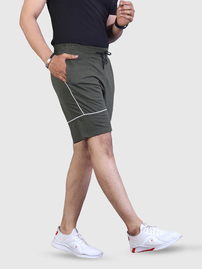 Green Comfort Shorts for Men