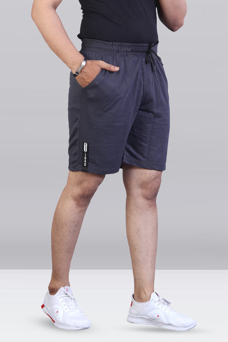 Dark Grey Straight Fit Short