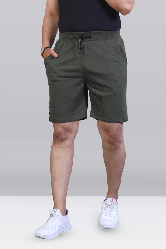 Green Straight Fit Short