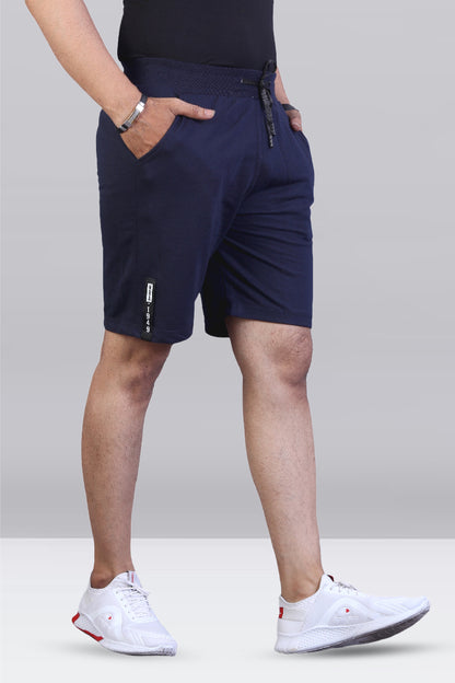 Navy Blue Straight Fit Short