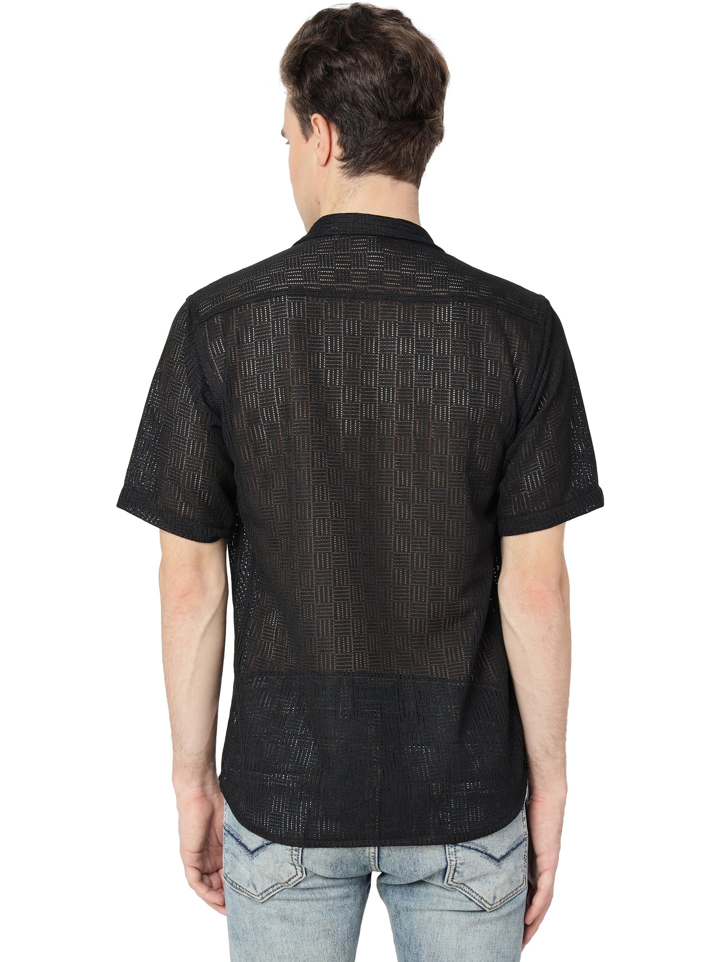 Black Fancy Shirt for Men